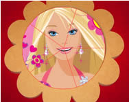 Barbie fantasy tale round puzzle barbie HTML5 jtk