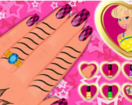 Barbie princess nails makeover
