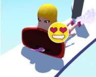 Mouth shift 3D barbie HTML5 játék