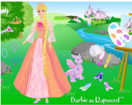 Barbie as rapunzel barbie HTML5 jtk