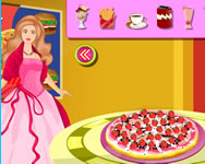 Barbie candy pizza