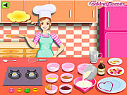 Barbie cooking Valentine blancmange online