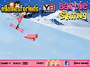 barbie - Barbie skiing game